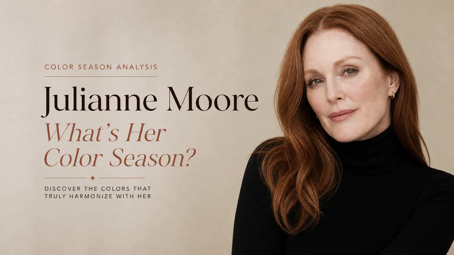 Julianne Moore Colour Analysis: True Autumn Season Breakdown