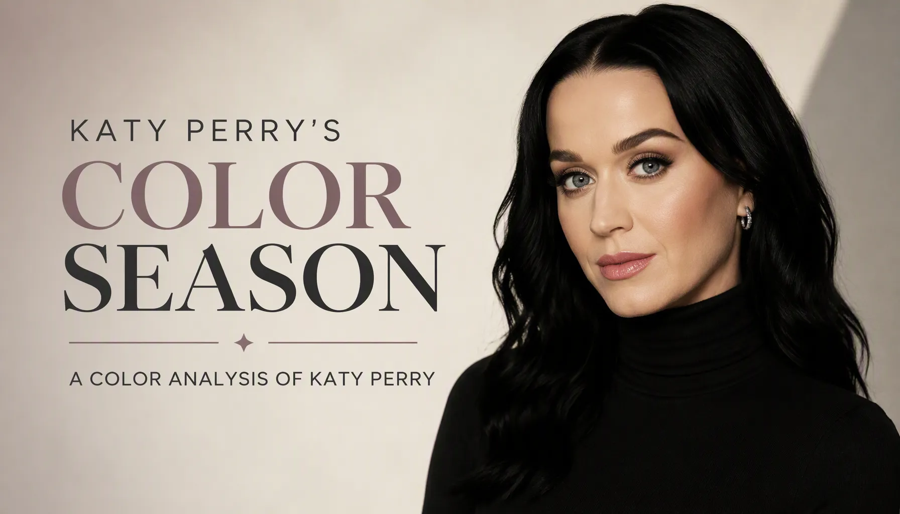 Katy Perry Colour Analysis: Bright Winter Season Confirmed