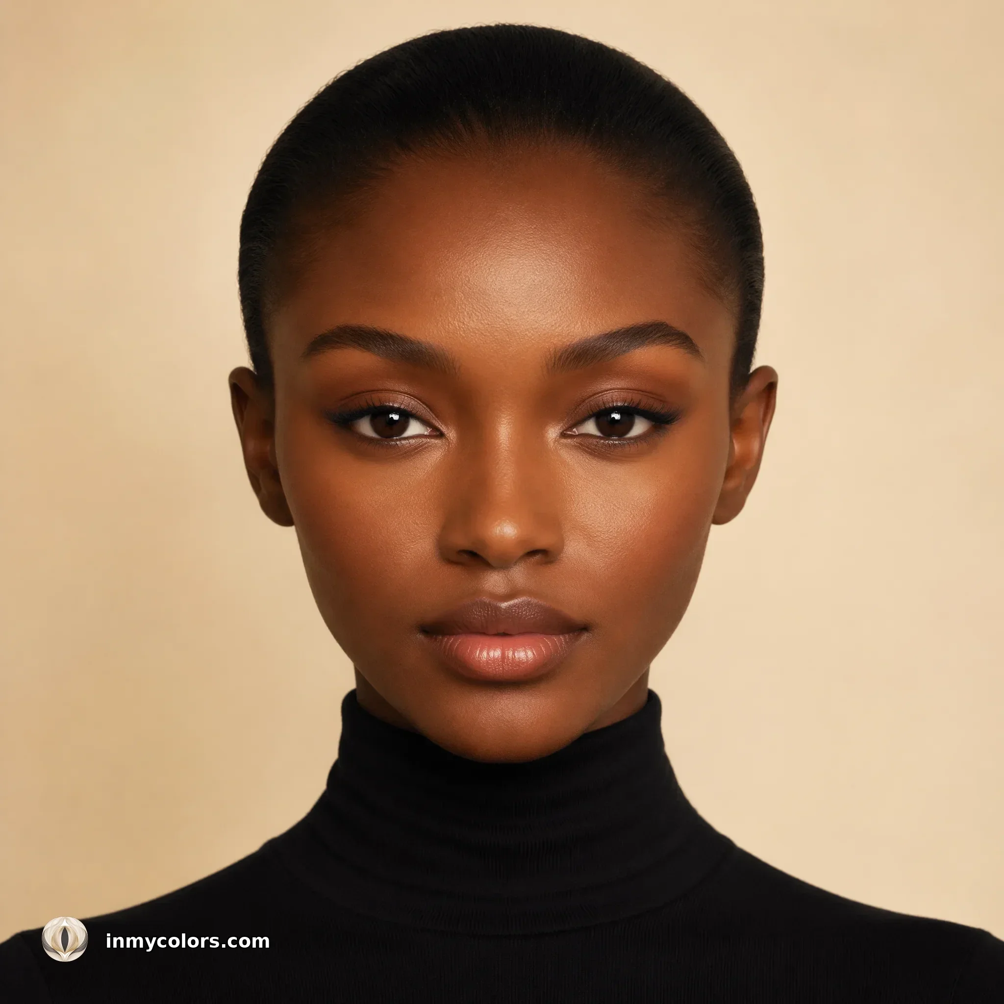 Base portrait for inverted triangle face shape hairstyle guide