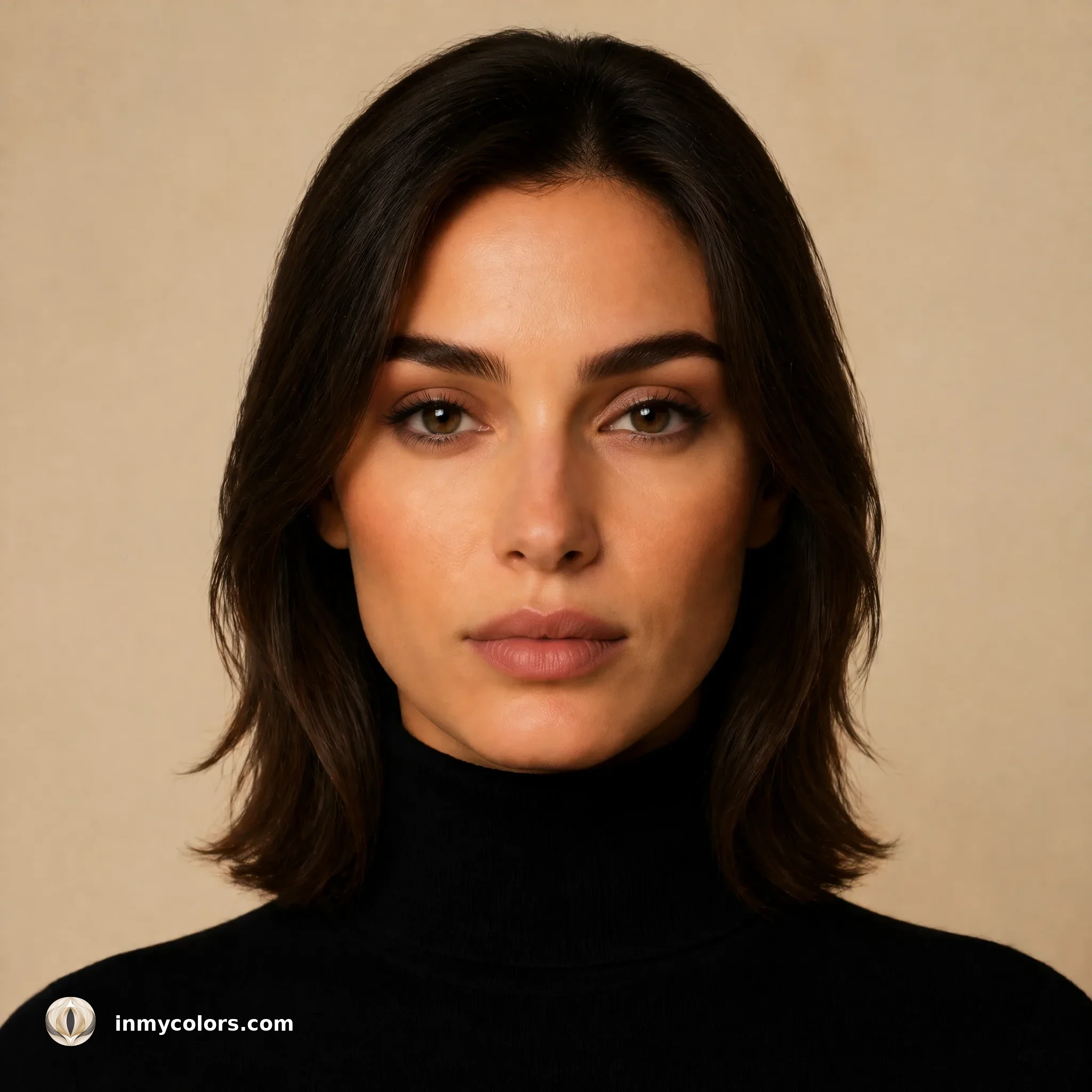 Oval face shape with recommended hairstyle