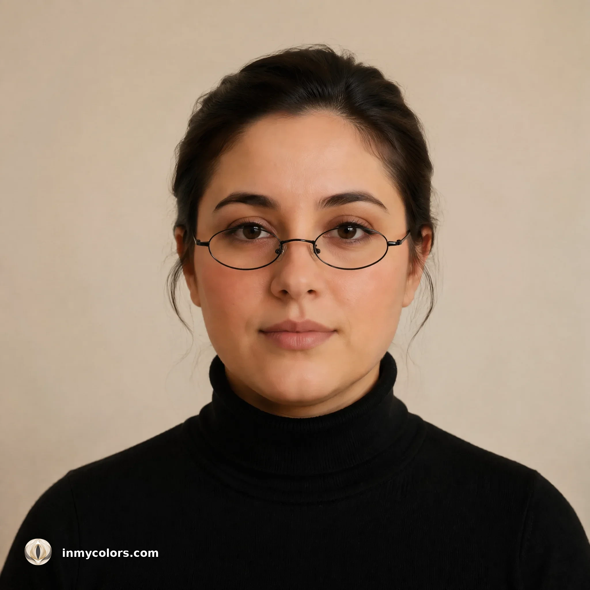 Round face shape wearing small oval frames with no structure — what to avoid