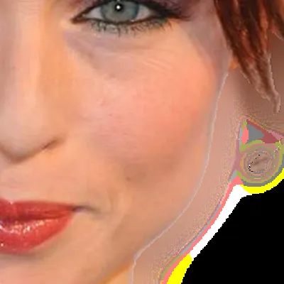 Sophie Ellis-Bextor's skin tone — cool fair almost translucent, Bright Winter quality