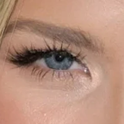 Witney Carson's eyes — clear blue, bright and open